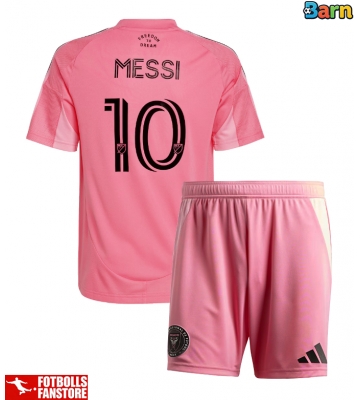 Inter Miami Lionel Messi #10 Hemmatröja Barn 2025-26 Kortärmad (+ Korta byxor)